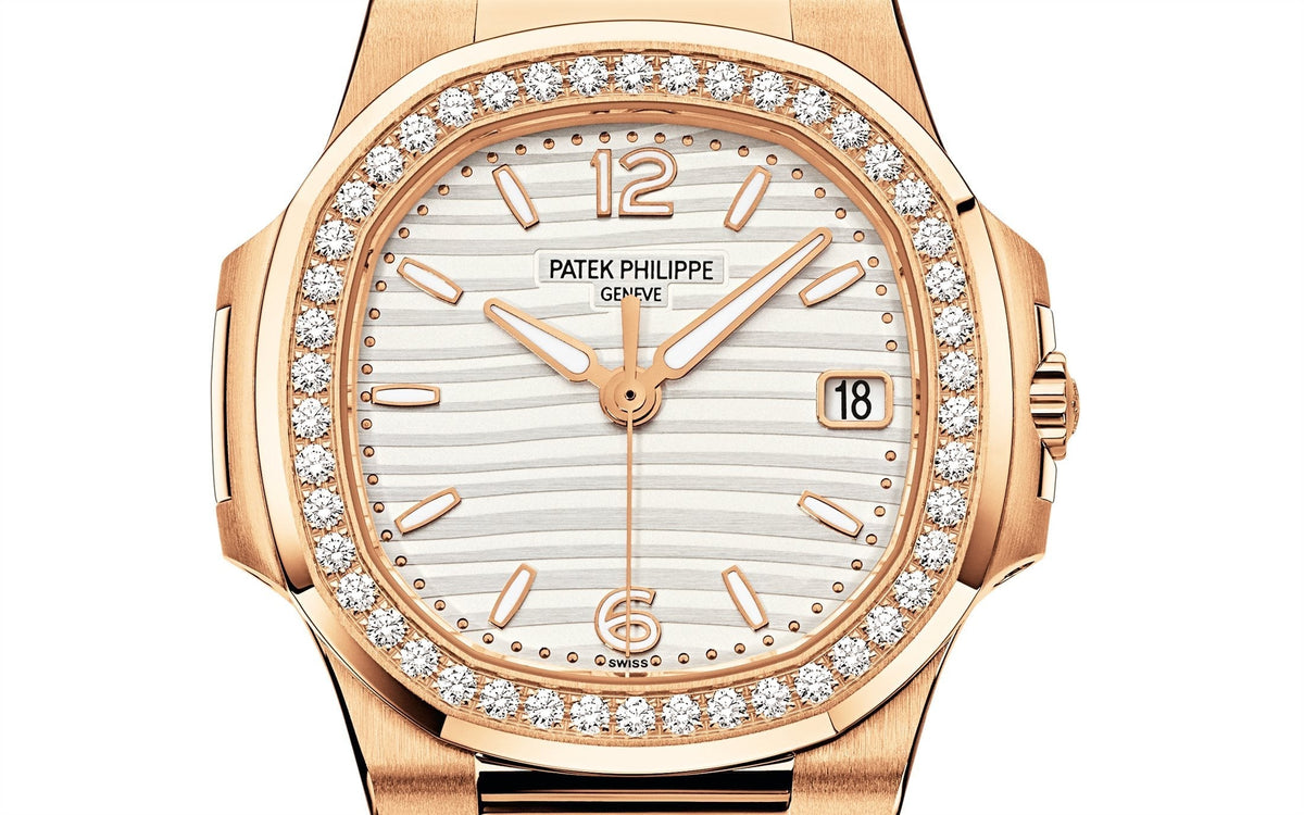 Nautilus Quartz Diamond Ladies Watch, 18k Rose Gold, 32mm, photo 3
