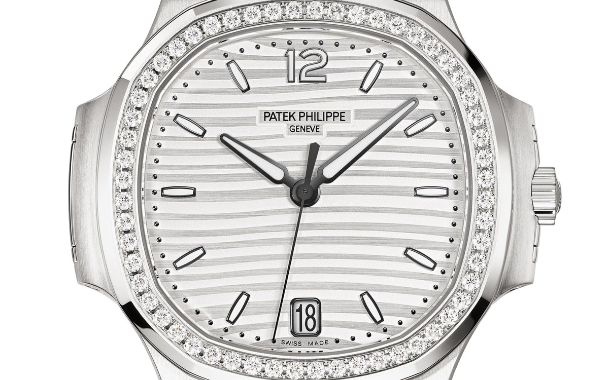 Nautilus Ladies Automatic Watch, Stainless Steel and Diamonds, 35,2mm, photo 3