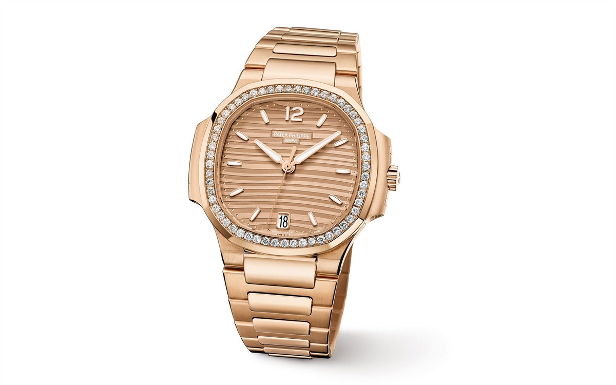 Nautilus Ladies Automatic Watch, 18k Rose Gold and Diamonds, 35,2mm, photo 5
