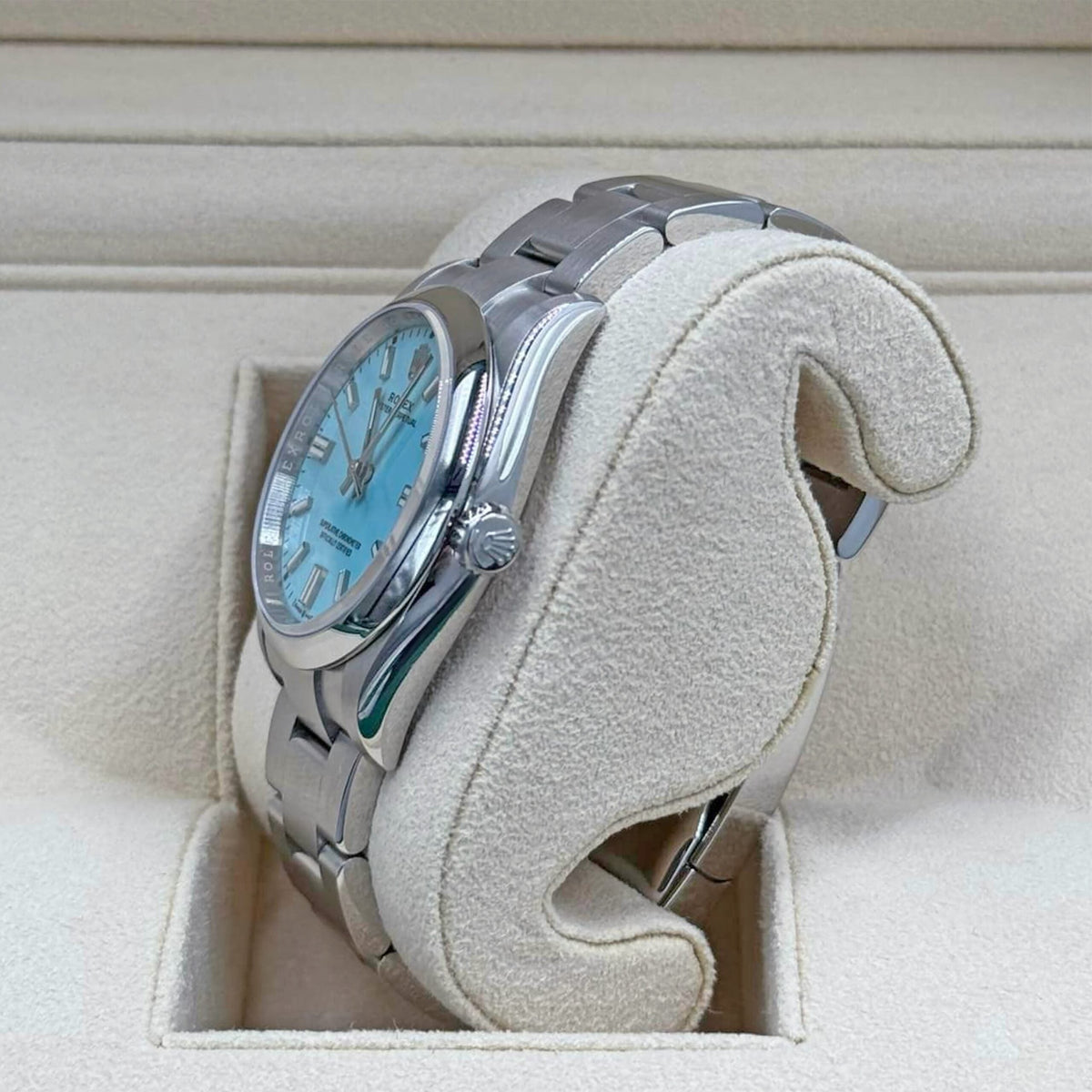 Oyster Perpetual 36, Turquoise blue dial, 36mm, Oystersteel, photo 8