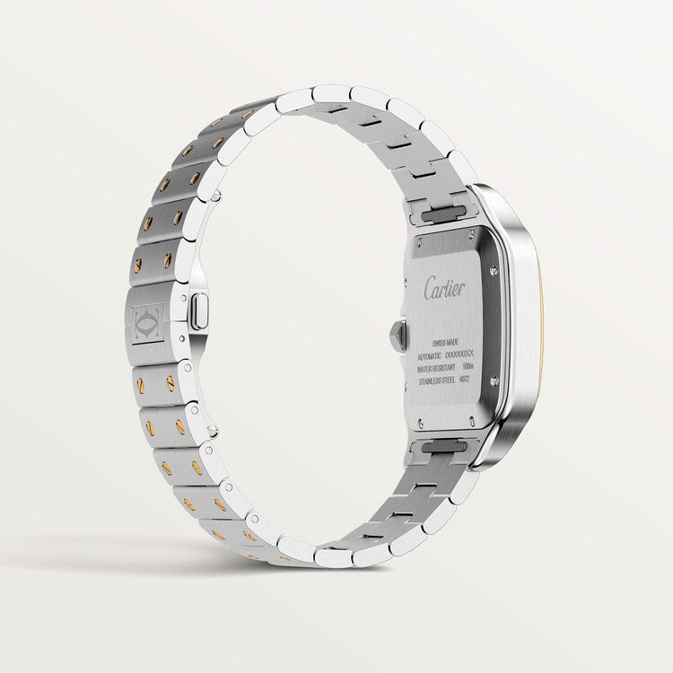 Unworn Santos, Stainless Steel and 18k Yellow Gold, 39.8mm, photo 6