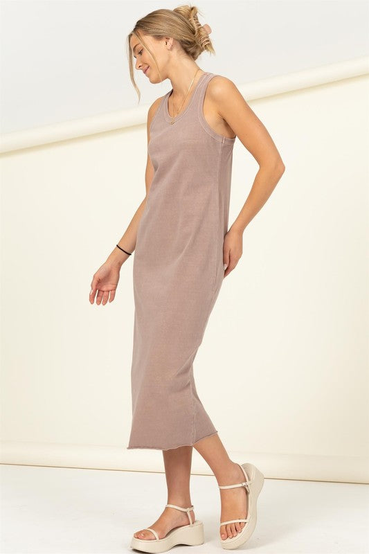 Hyfve Fun Day Sleeveless Shift Midi Dress