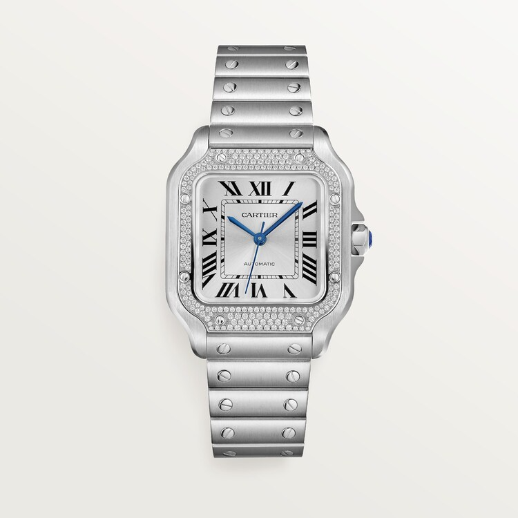 Unworn Santos, Stainless Steel, 35.1mm