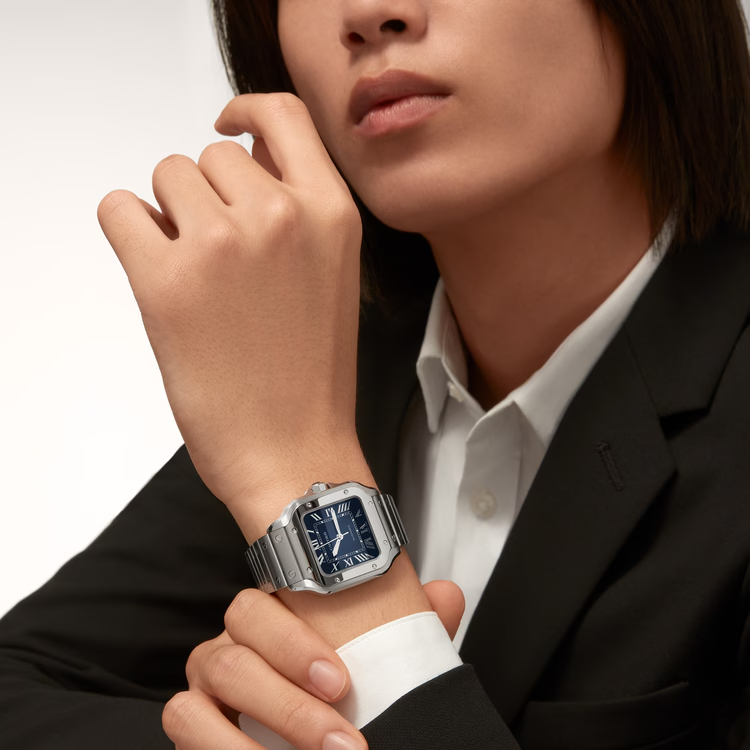 Unworn Santos, Stainless Steel, 35.1mm, photo 8