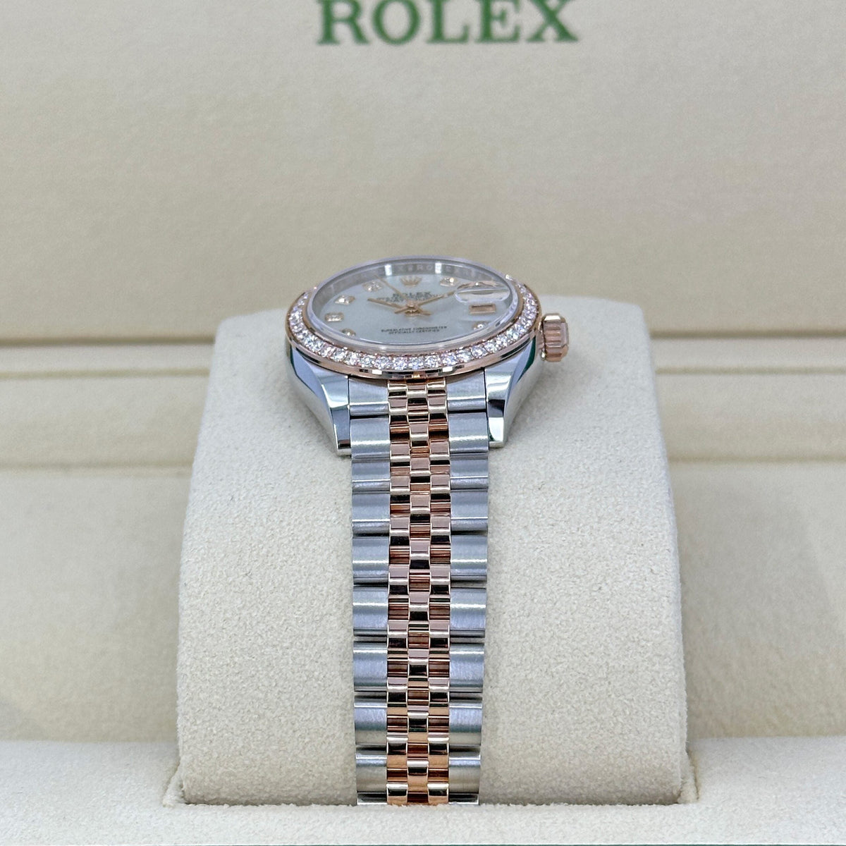 Lady-Datejust 28, Oystersteel and 18k Everose Gold, photo 4