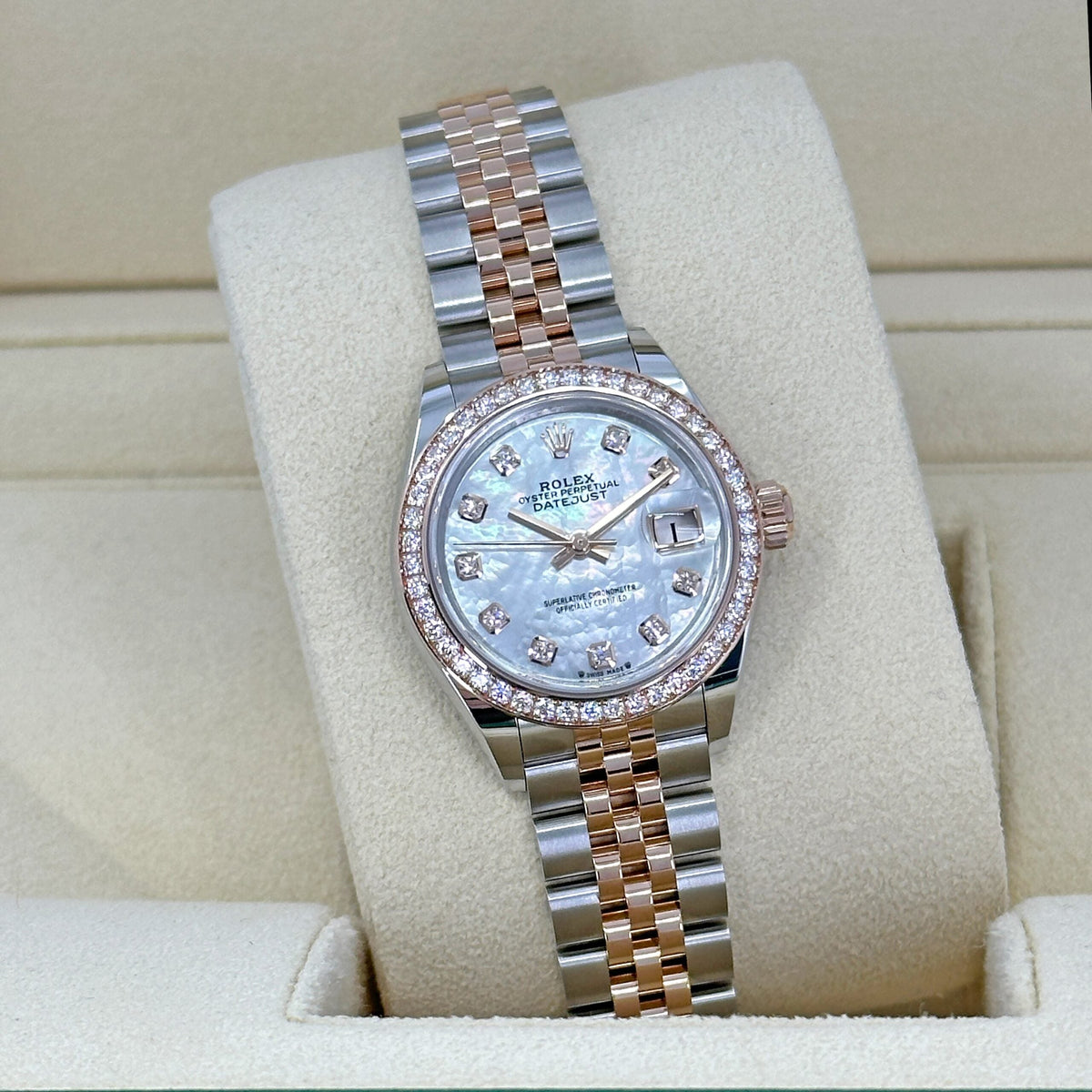 Lady-Datejust 28, Oystersteel and 18k Everose Gold, photo 9