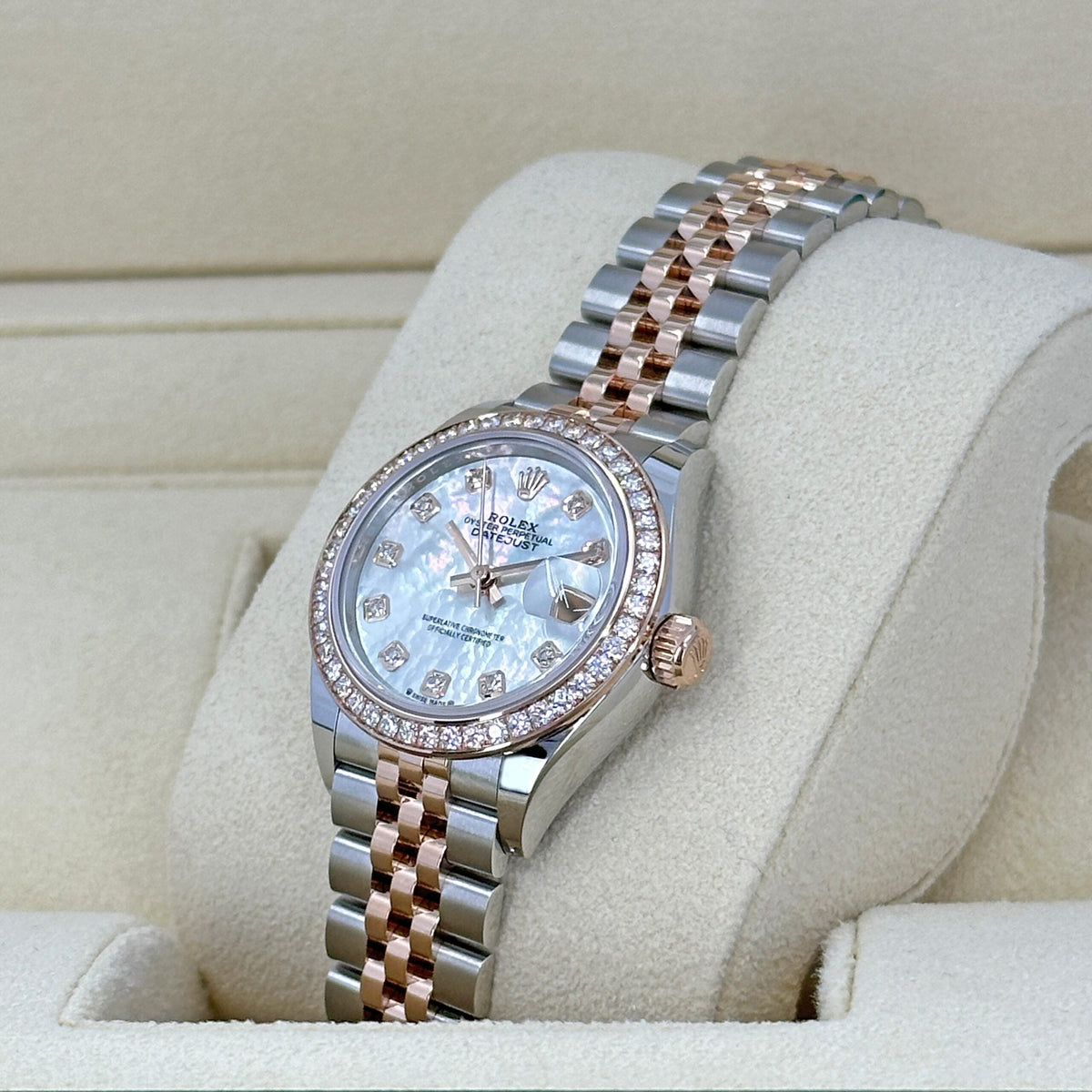 Lady-Datejust 28, Oystersteel and 18k Everose Gold, photo 10