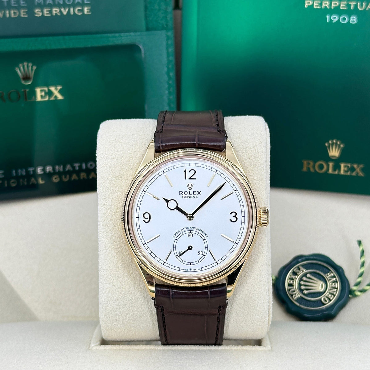 Perpetual 1908, 39mm, 18k Yellow Gold, photo 2