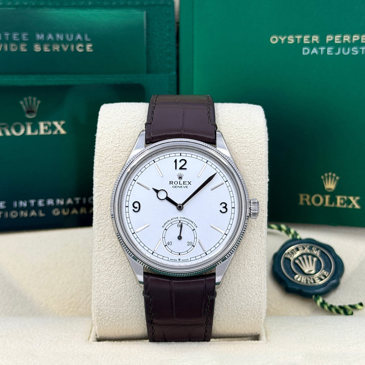 Perpetual 1908, 39mm, 18k White Gold, photo 2
