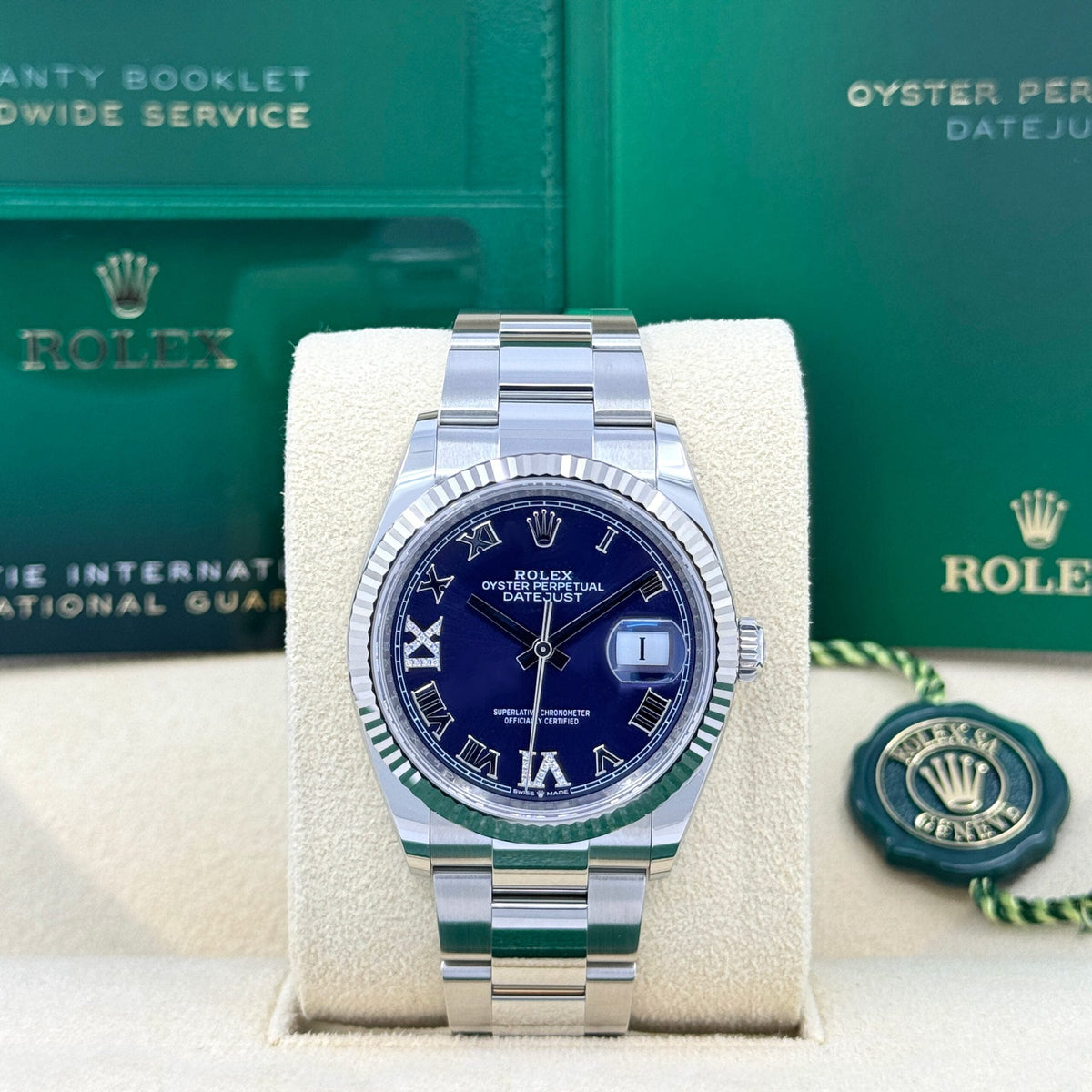 Datejust 36, Stainless Steel and 18k White Gold, 36mm, photo 2