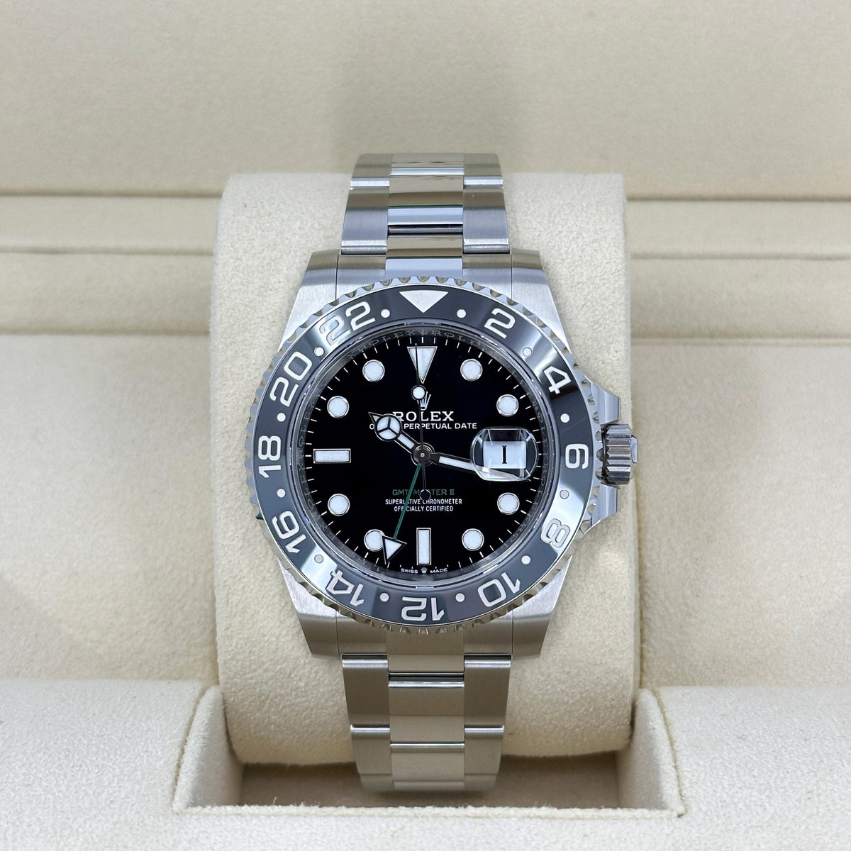 Unworn GMT-Master II, Bruce Wayne, Black, Oyster, photo 3