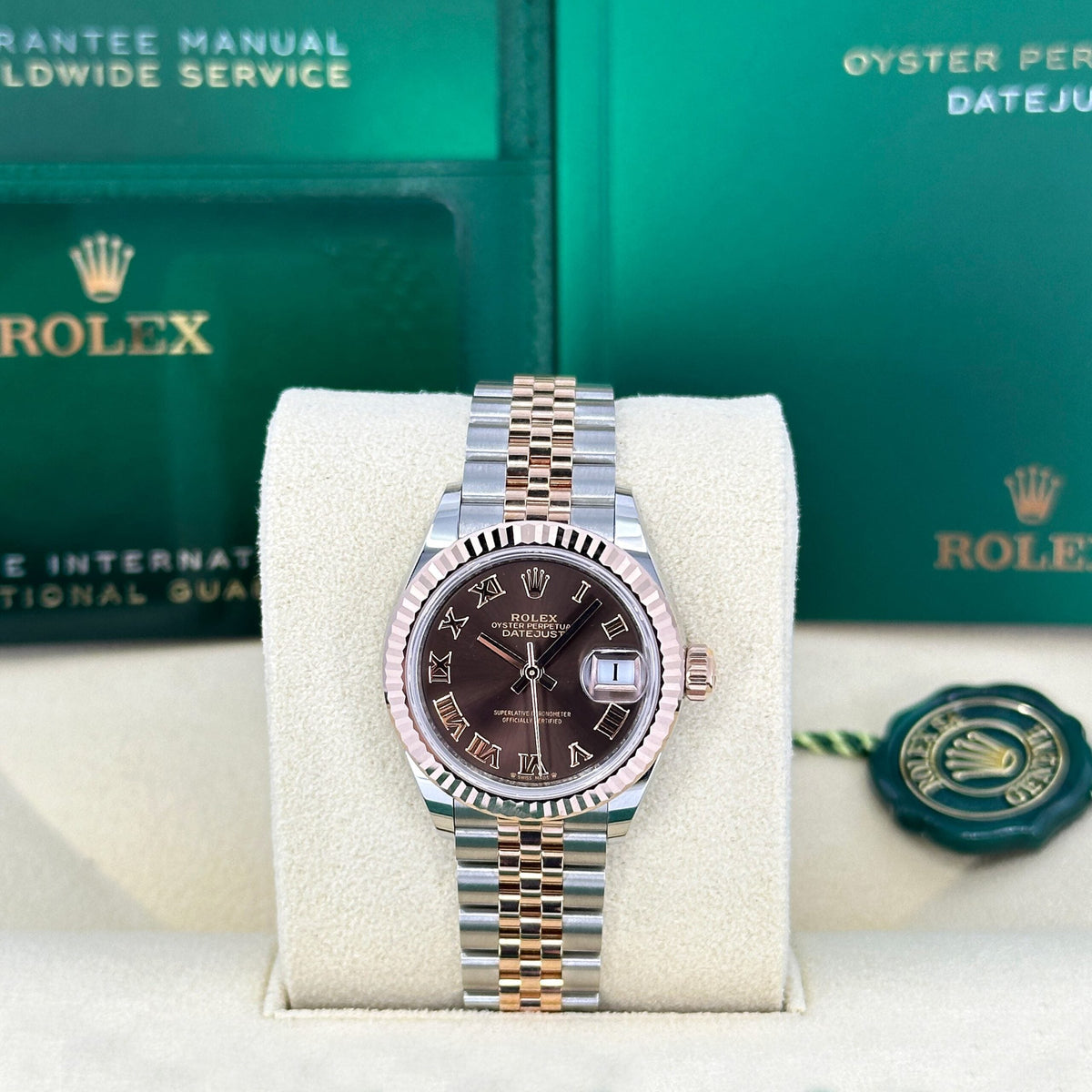 Lady-Datejust 28, Oystersteel and 18k Everose Gold, photo 2