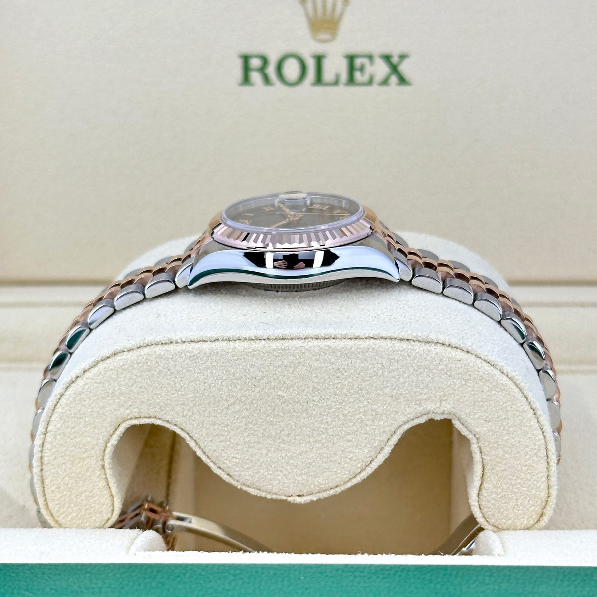 Lady-Datejust 28, Oystersteel and 18k Everose Gold, photo 4