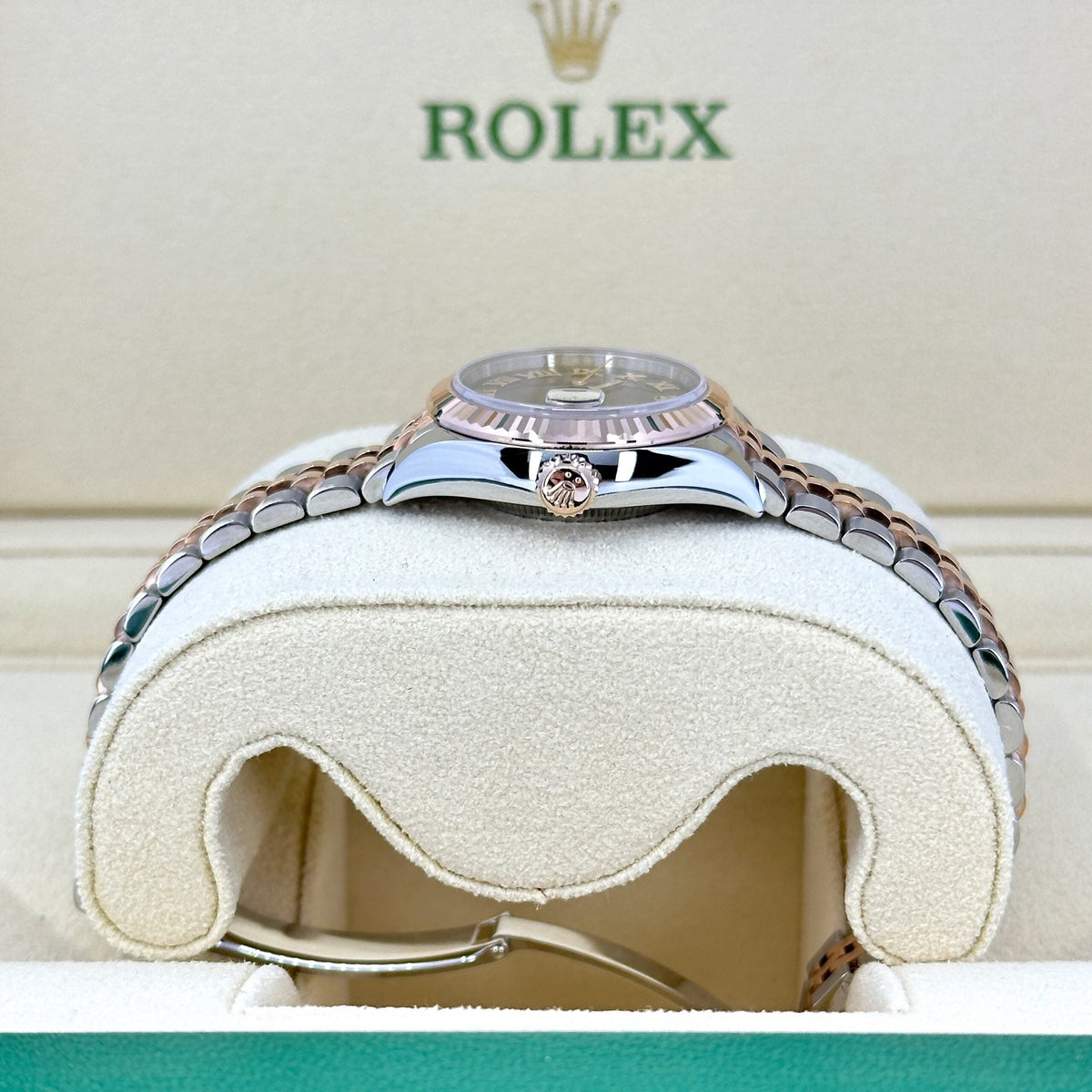 Lady-Datejust 28, Oystersteel and 18k Everose Gold, photo 6