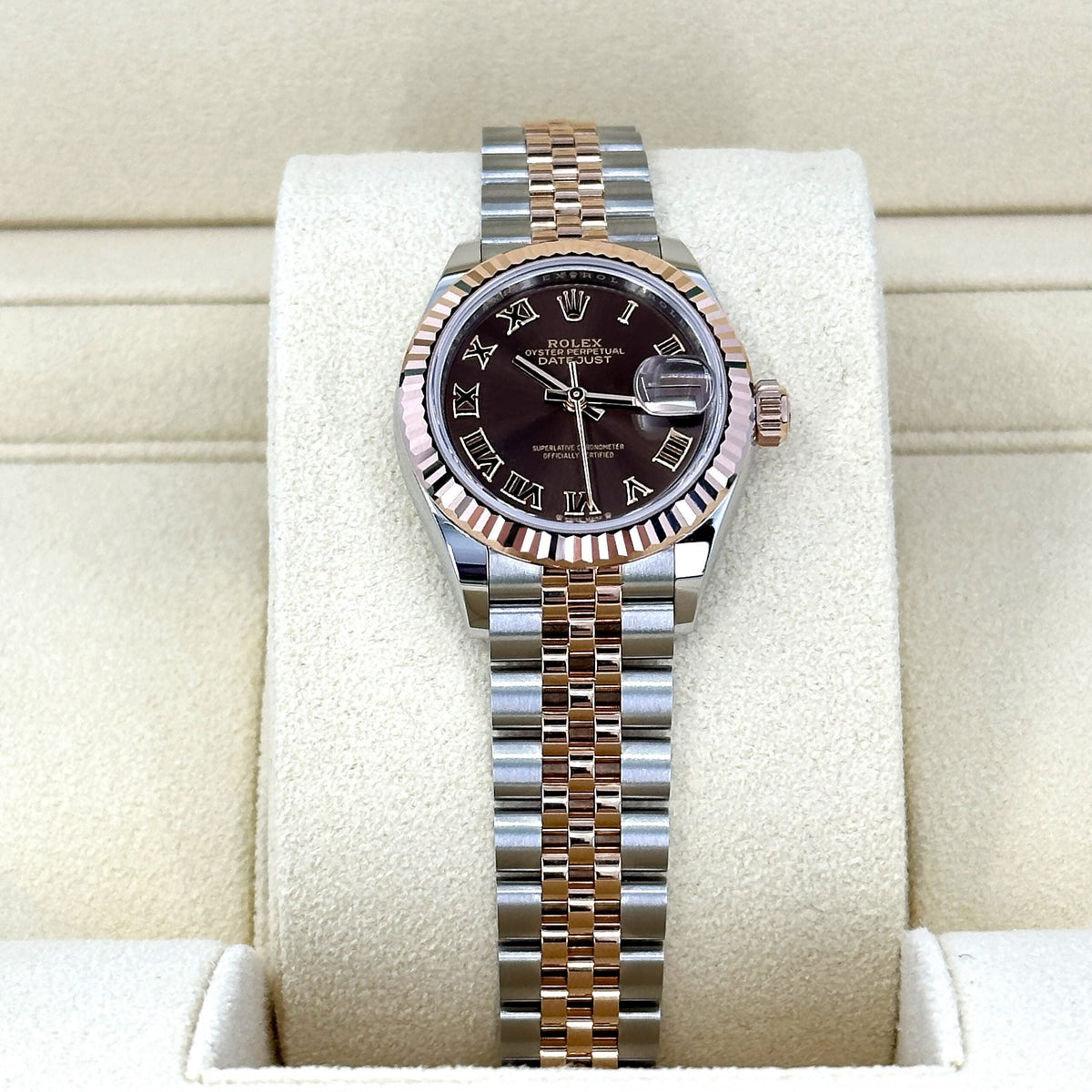Lady-Datejust 28, Oystersteel and 18k Everose Gold, photo 7