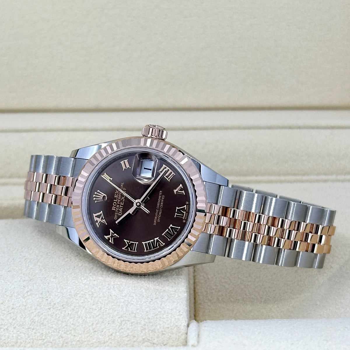 Lady-Datejust 28, Oystersteel and 18k Everose Gold, photo 14