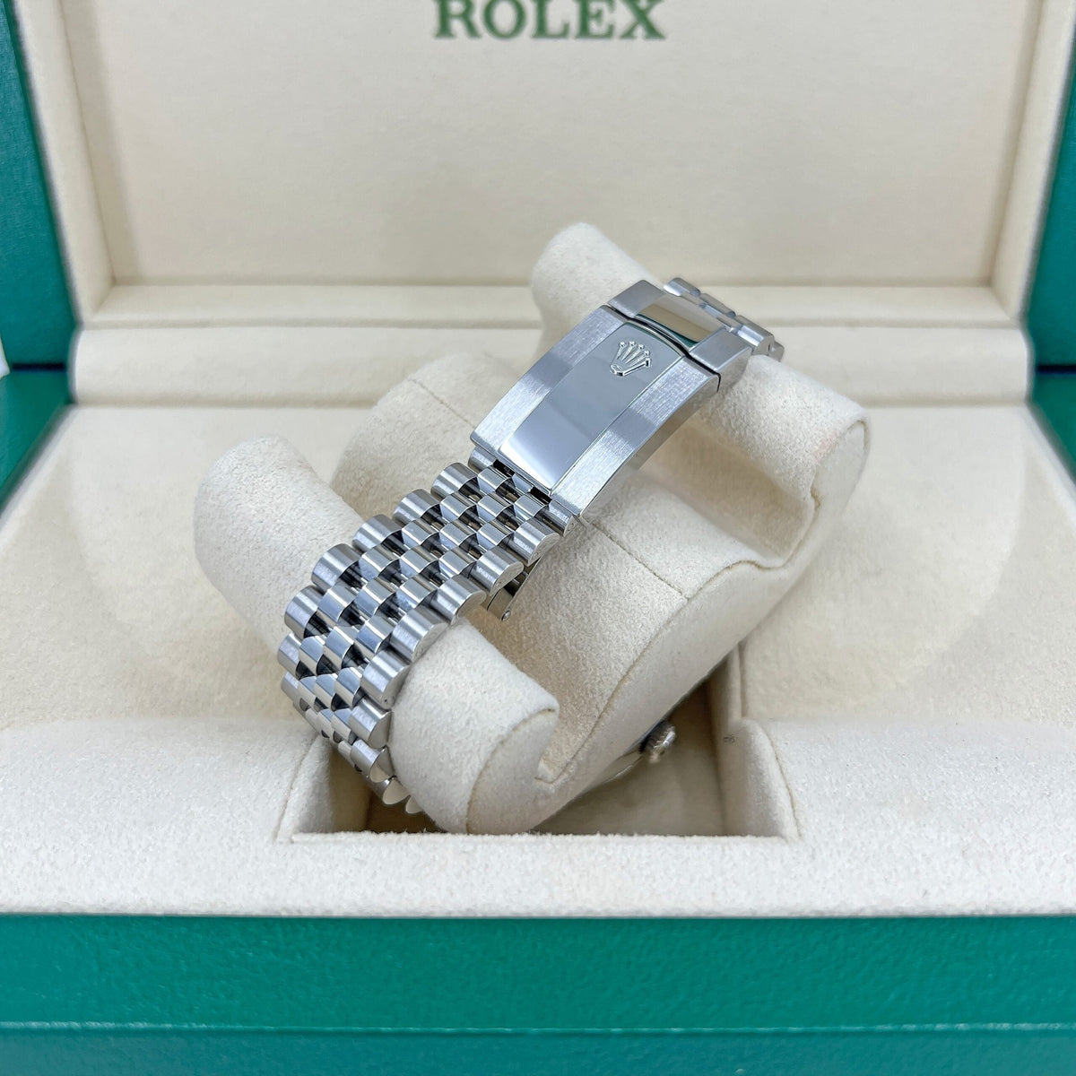 Datejust 41 Oystersteel and 18K White Gold 41 mm White Dial, photo 8