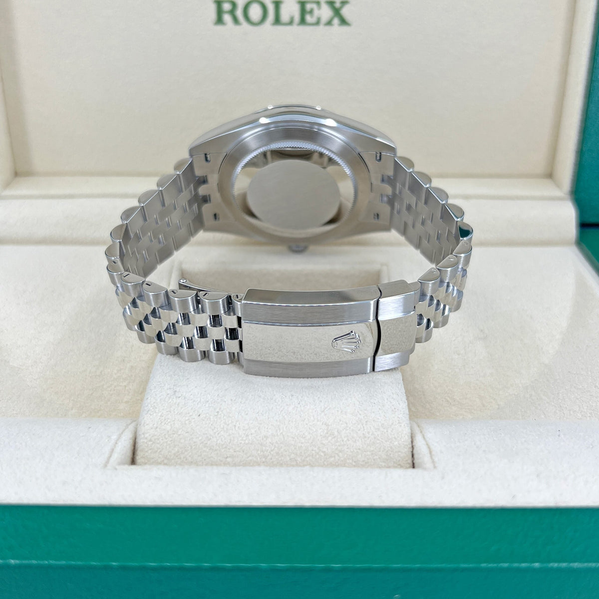 Datejust 41 Oystersteel and 18K White Gold 41 mm White Dial, photo 11