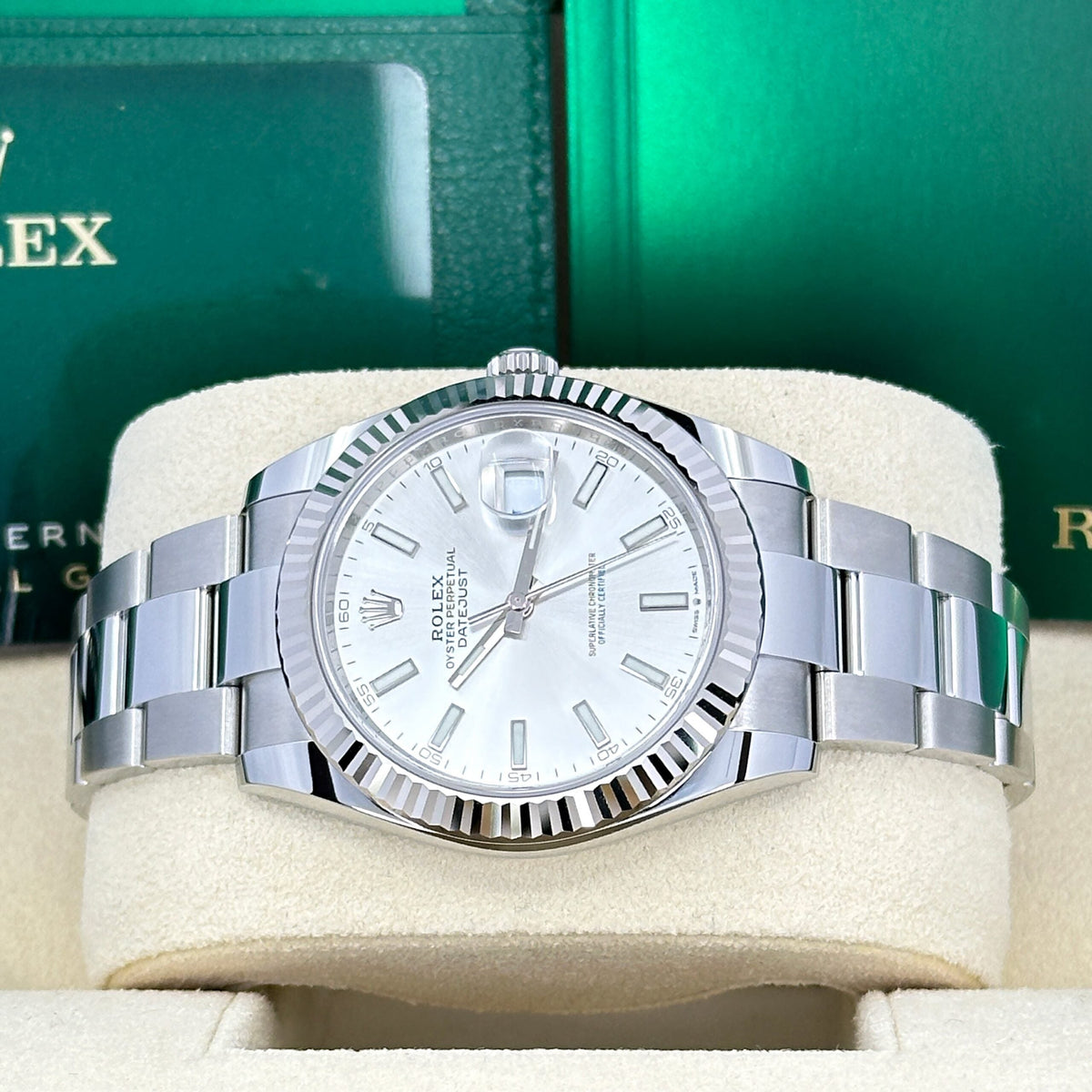 Datejust 41, Stainless Steel and 18k White Gold, 41mm, photo 6