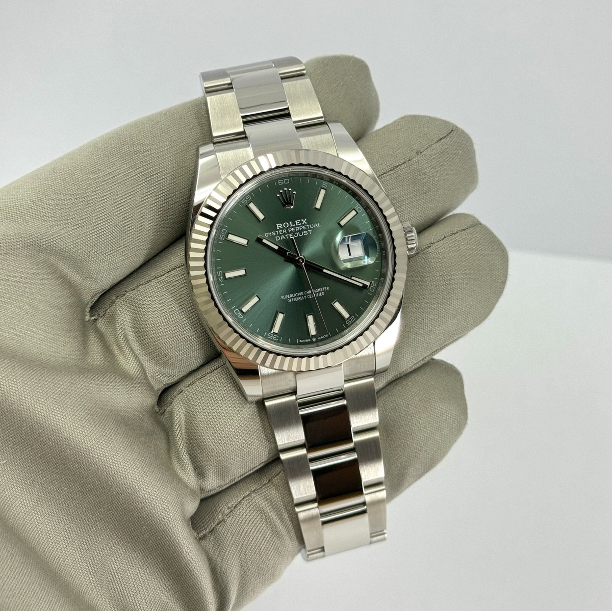 Datejust 41mm, Oystersteel and 18k White Gold, photo 14