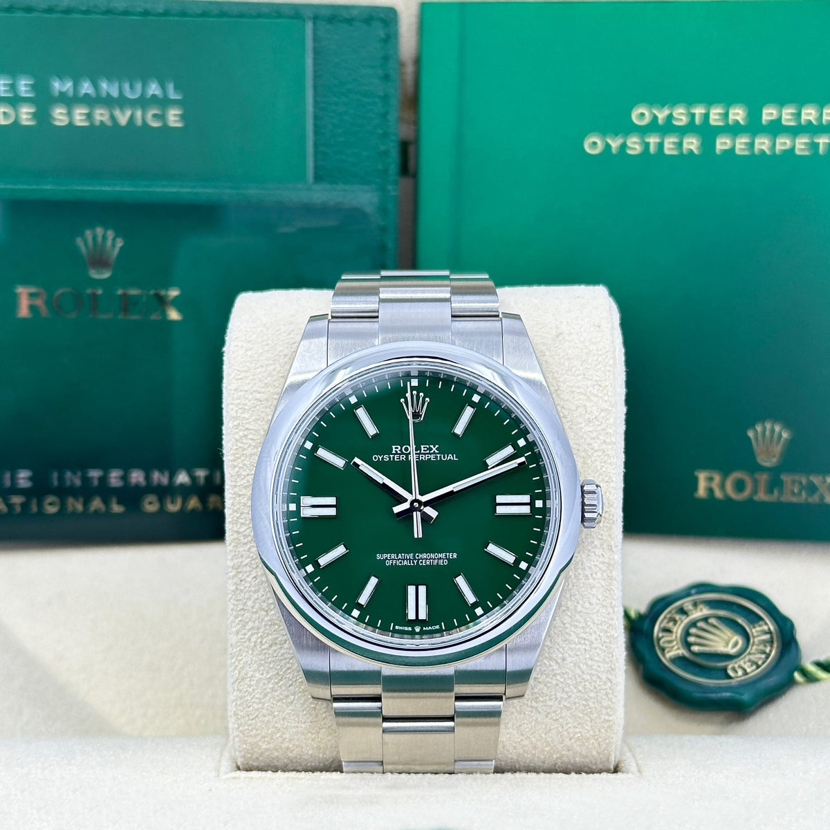 Oyster Perpetual 41 No Date, Oystersteel, 41mm, Oyster, photo 2