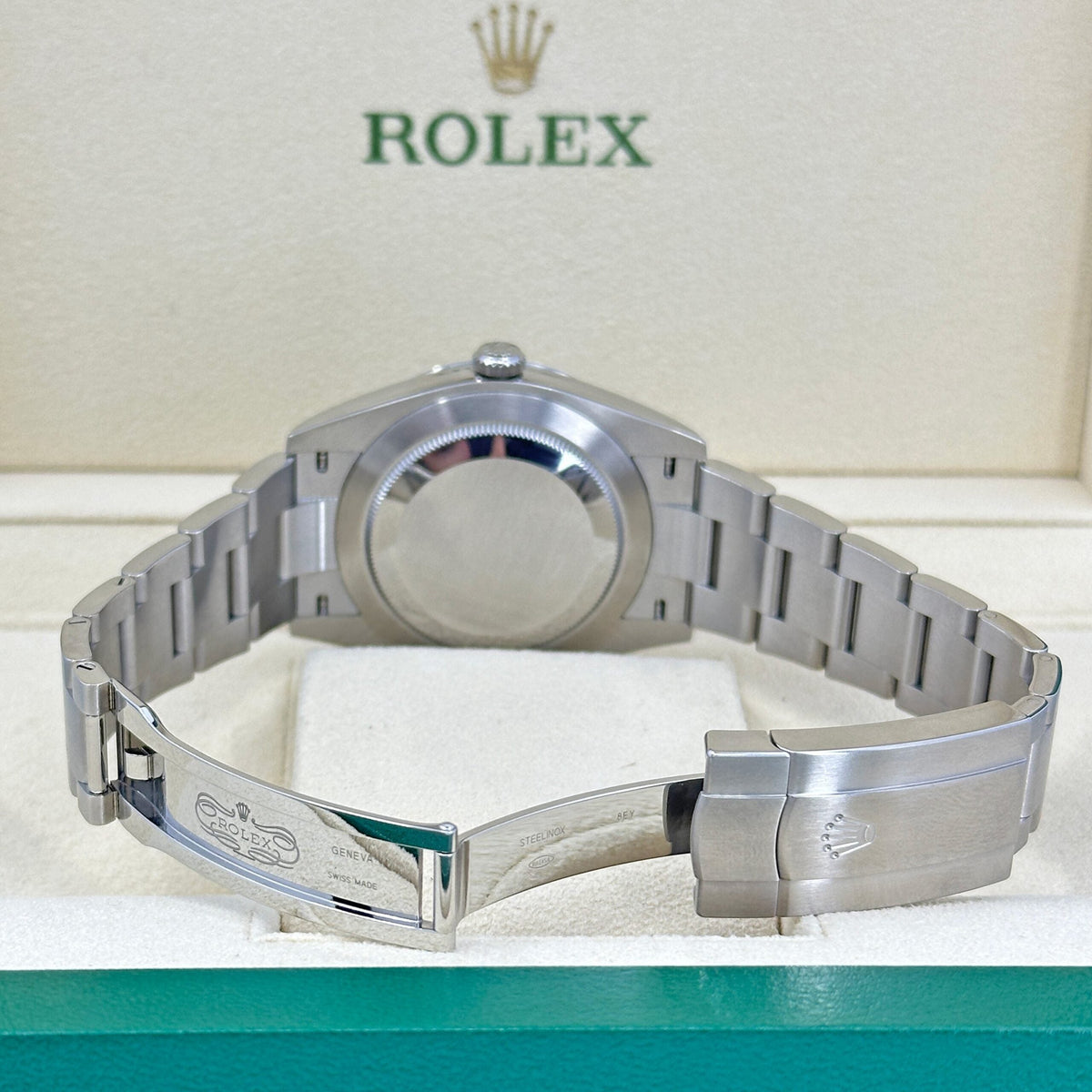 Oyster Perpetual 41 No Date, Oystersteel, 41mm, Oyster, photo 9