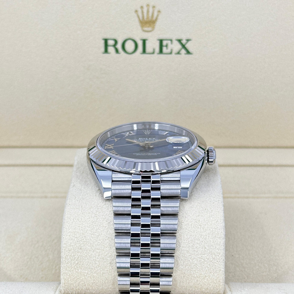 Datejust 41, Stainless Steel and 18k White Gold, 41mm, photo 3