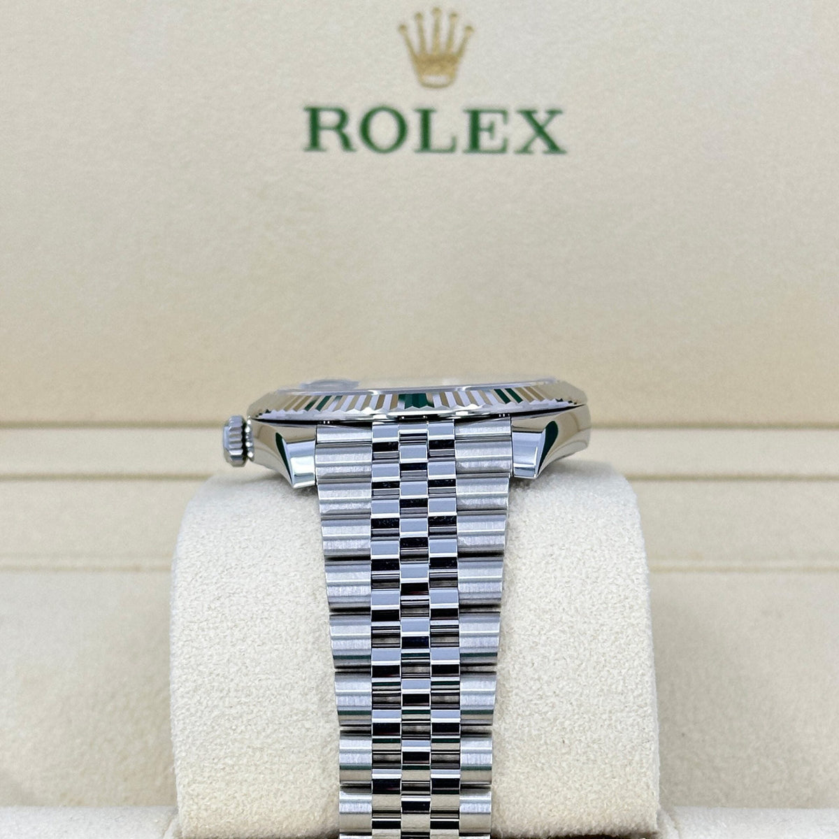 Datejust 41, Stainless Steel and 18k White Gold, 41mm, photo 4