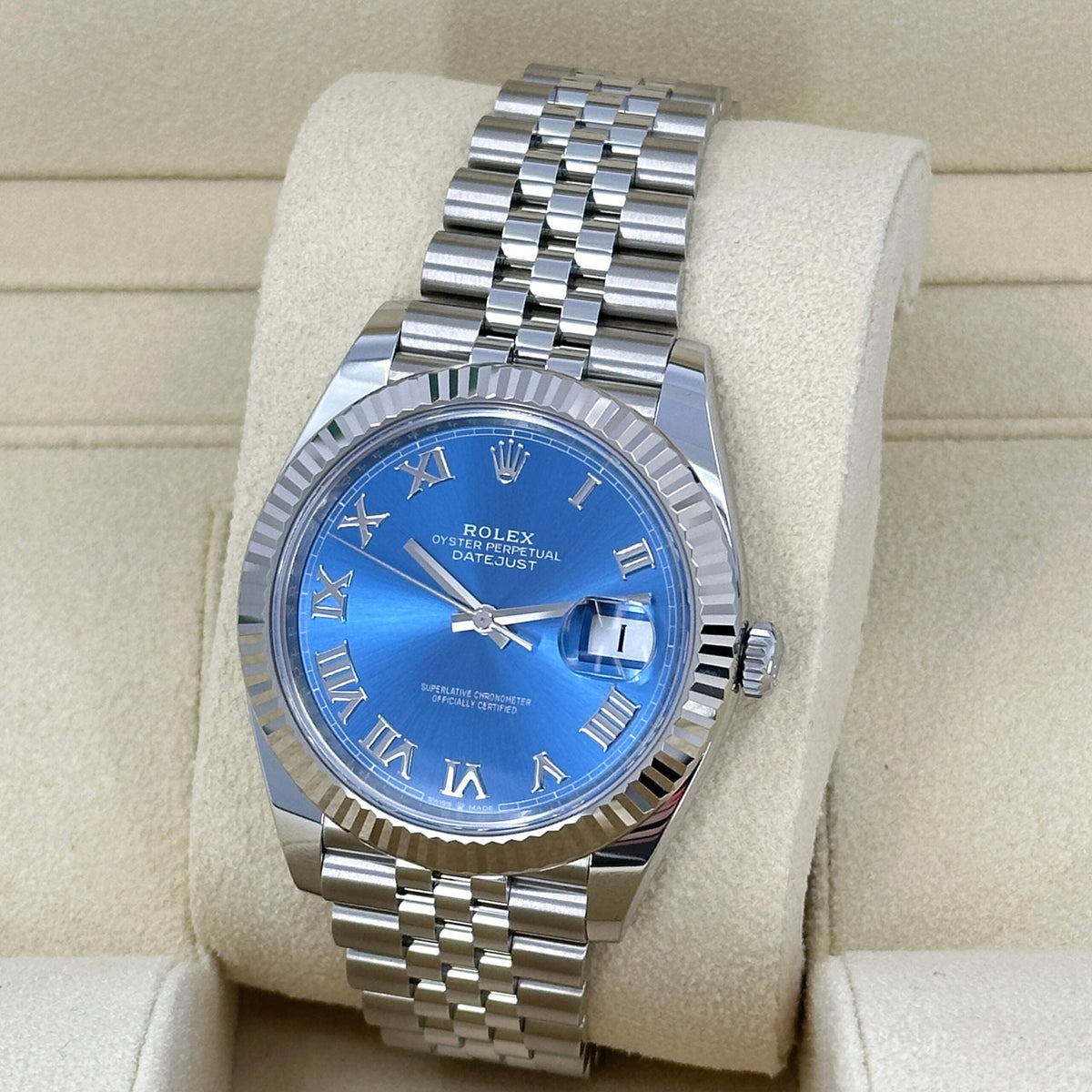 Datejust 41, Stainless Steel and 18k White Gold, 41mm, photo 8