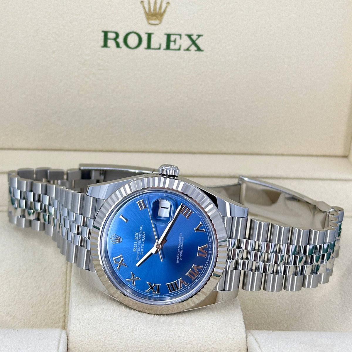 Datejust 41, Stainless Steel and 18k White Gold, 41mm, photo 11
