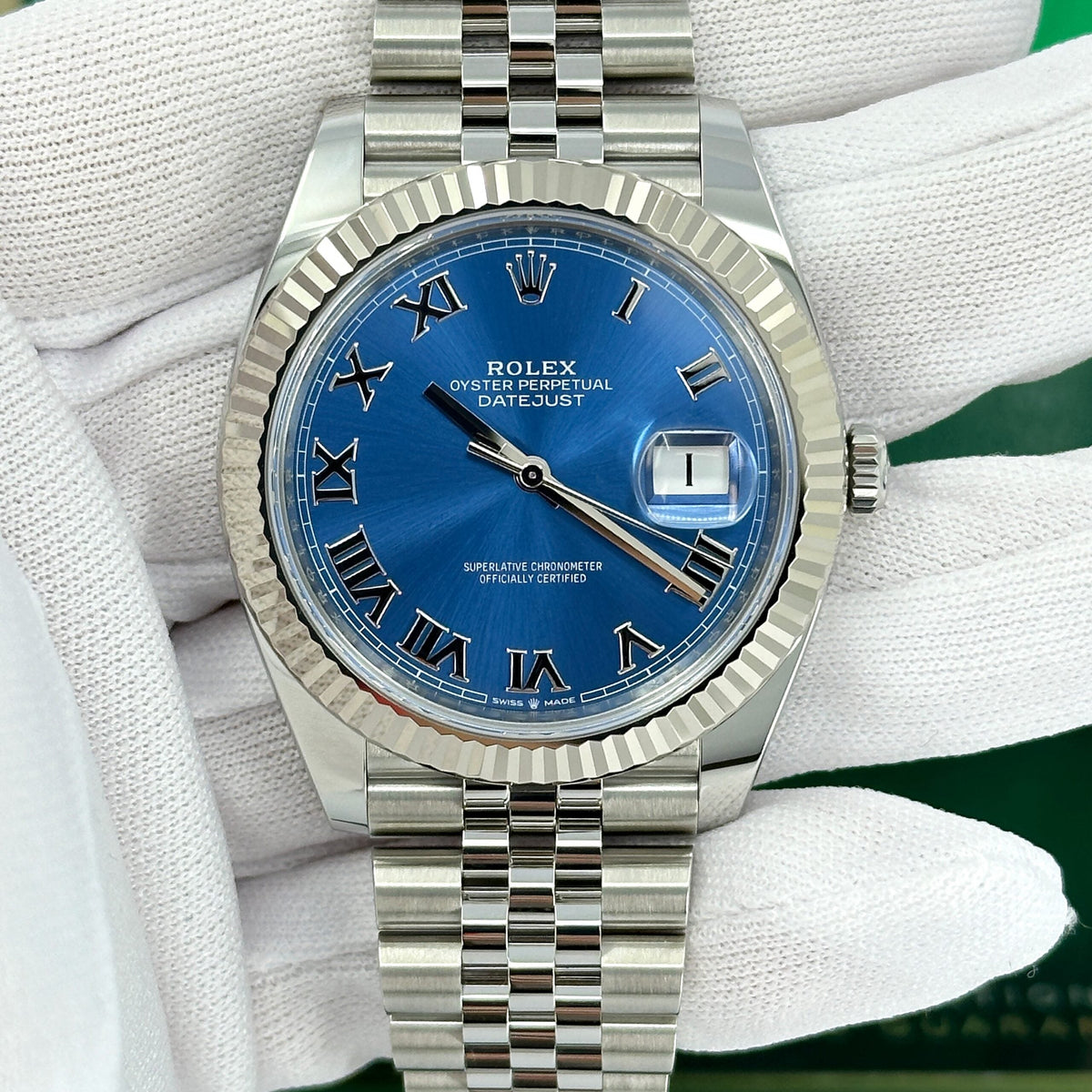 Datejust 41, Stainless Steel and 18k White Gold, 41mm, photo 12