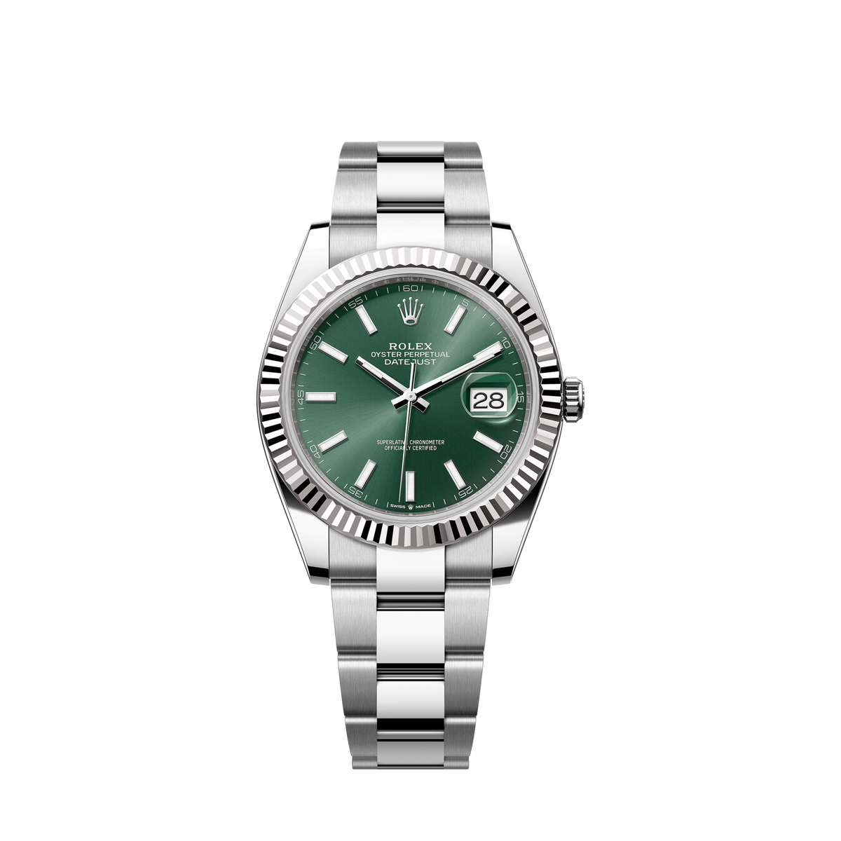 Datejust 41mm, Oystersteel and 18k White Gold
