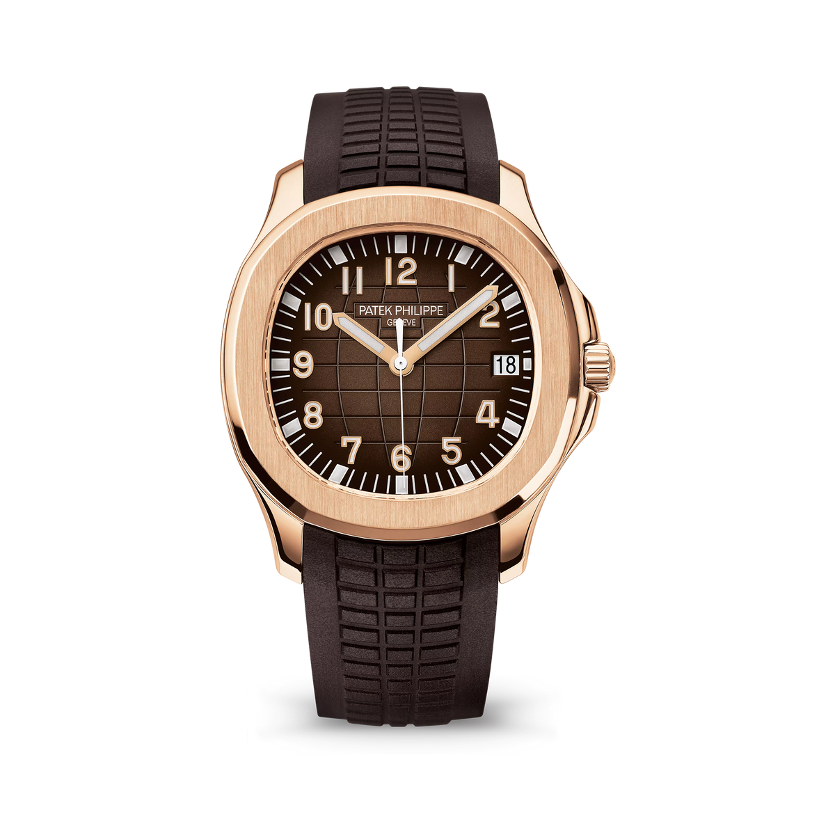 Aquanaut Date, Sweep Seconds Watch, 18k Rose Gold 40,8mm