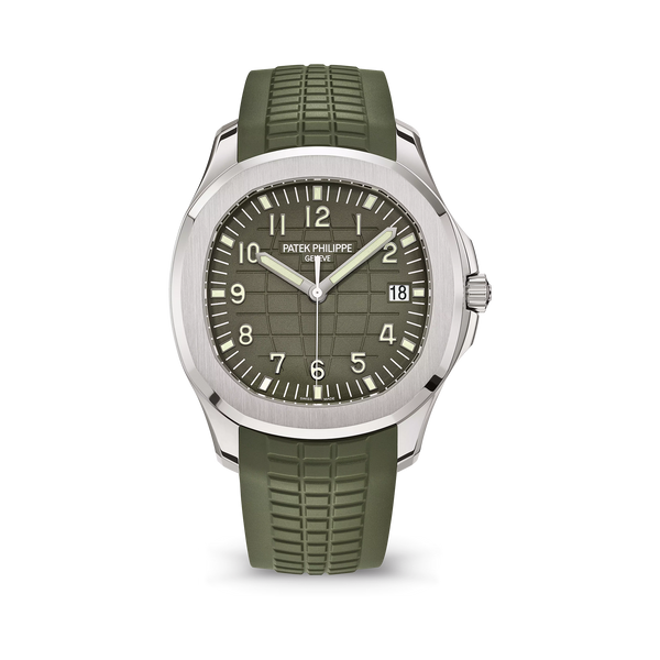 Aquanaut Jumbo Date, Sweep Seconds, 18k White Gold, 42,2 mm