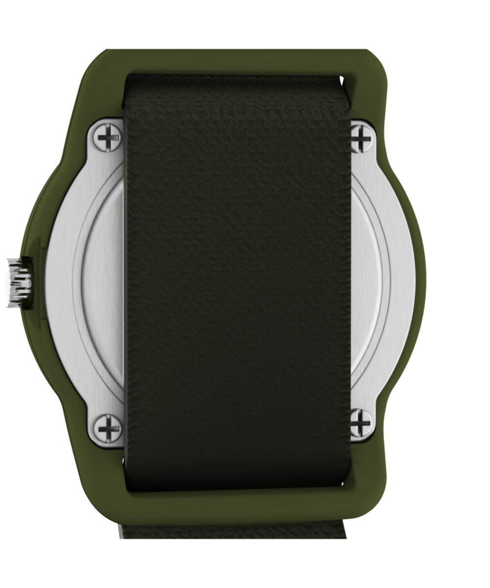 TIMEX TIME MACHINES® 29mm Green Camo Elastic Fabric Kids Watch, photo 3