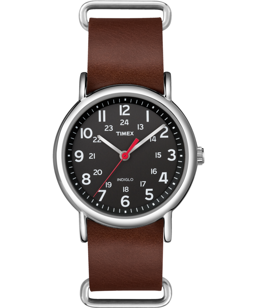 Weekender 38mm Leather Strap Watch