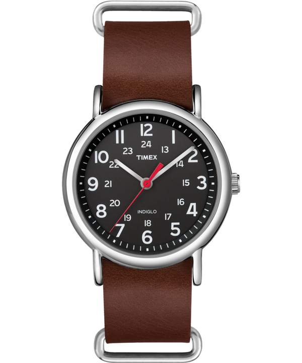 Weekender 38mm Leather Strap Watch
