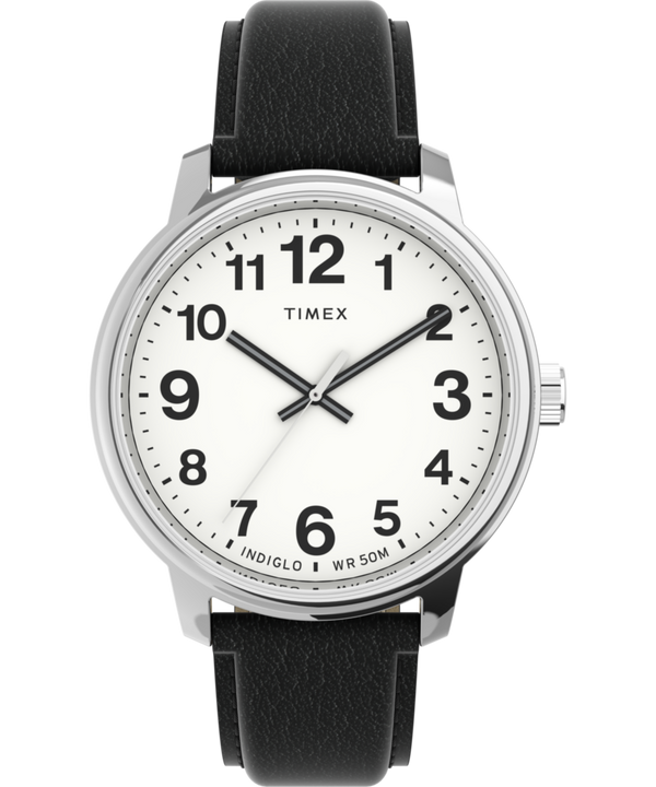 Easy Reader Bold 43mm Leather Strap Watch