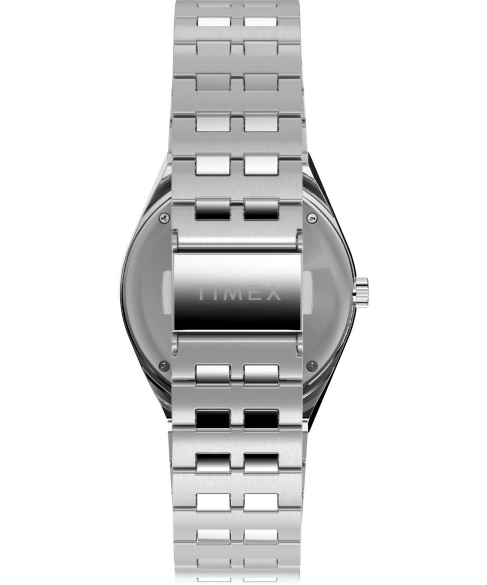 Q Timex GMT 38mm Stainless Steel Bracelet Watch, photo 3