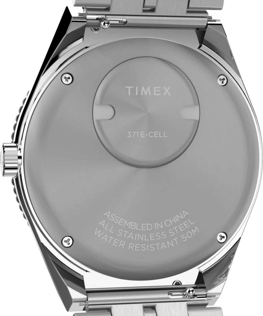 Q Timex GMT 38mm Stainless Steel Bracelet Watch, photo 4