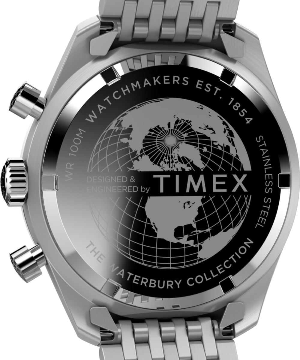 Waterbury Chronograph 41mm Stainless Steel Bracelet Watch, photo 4