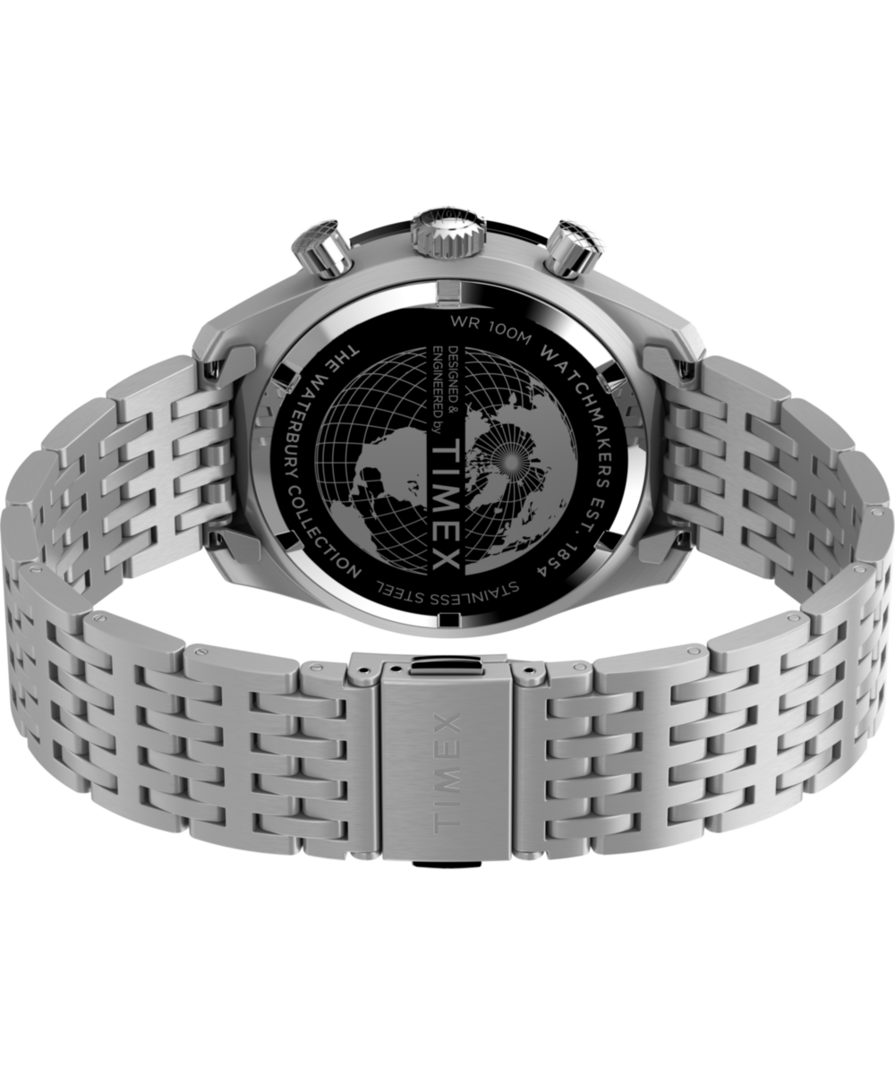 Waterbury Chronograph 41mm Stainless Steel Bracelet Watch, photo 5