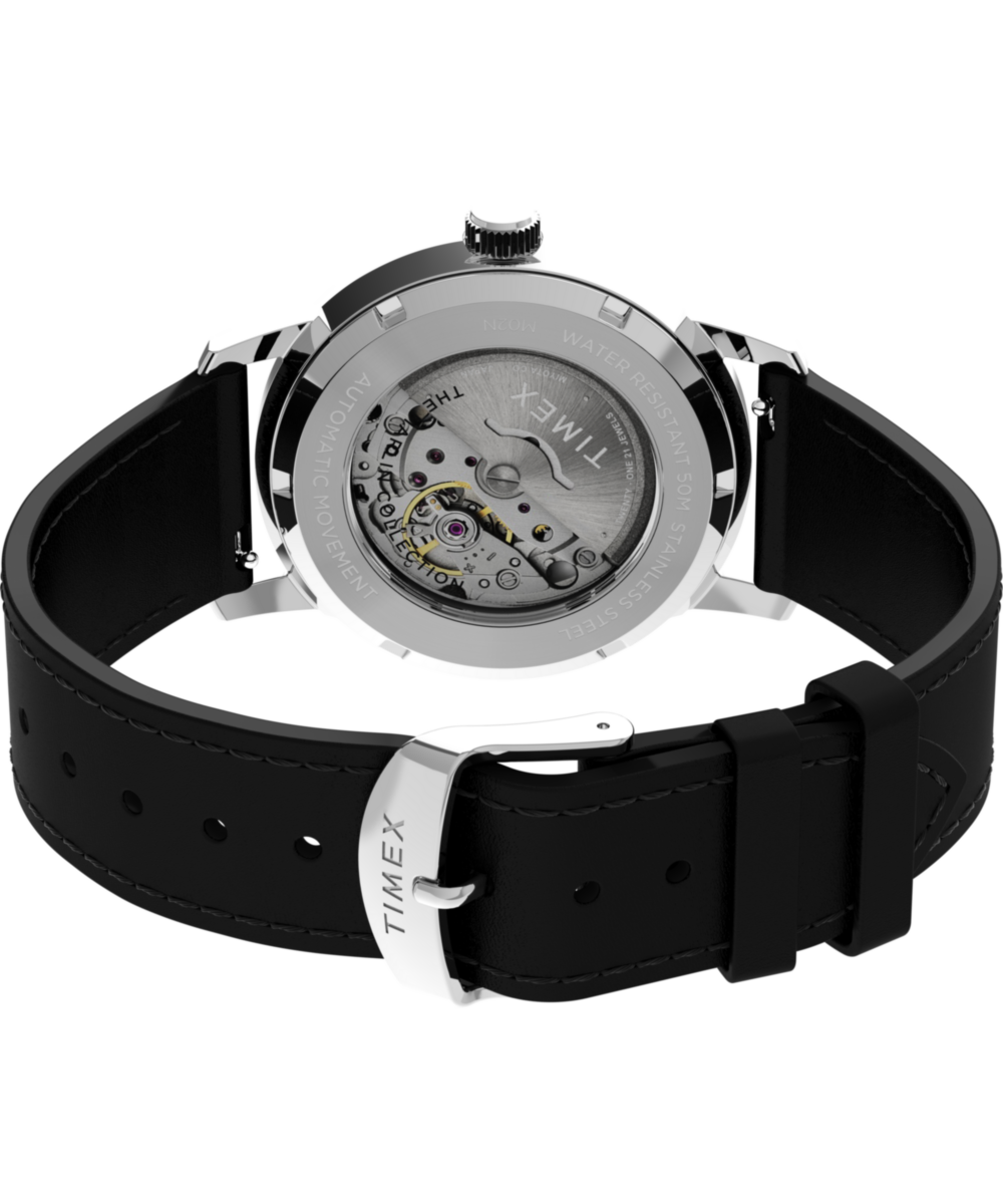 Marlin® Automatic 40mm Leather Strap Watch, photo 5