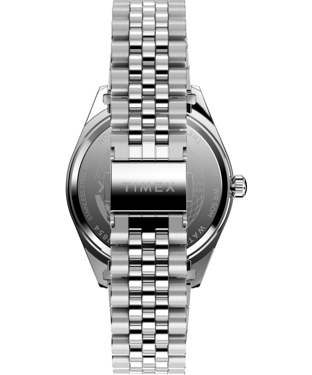 Timex Legacy Day and Date 41mm Stainless Steel Bracelet Watch, photo 3