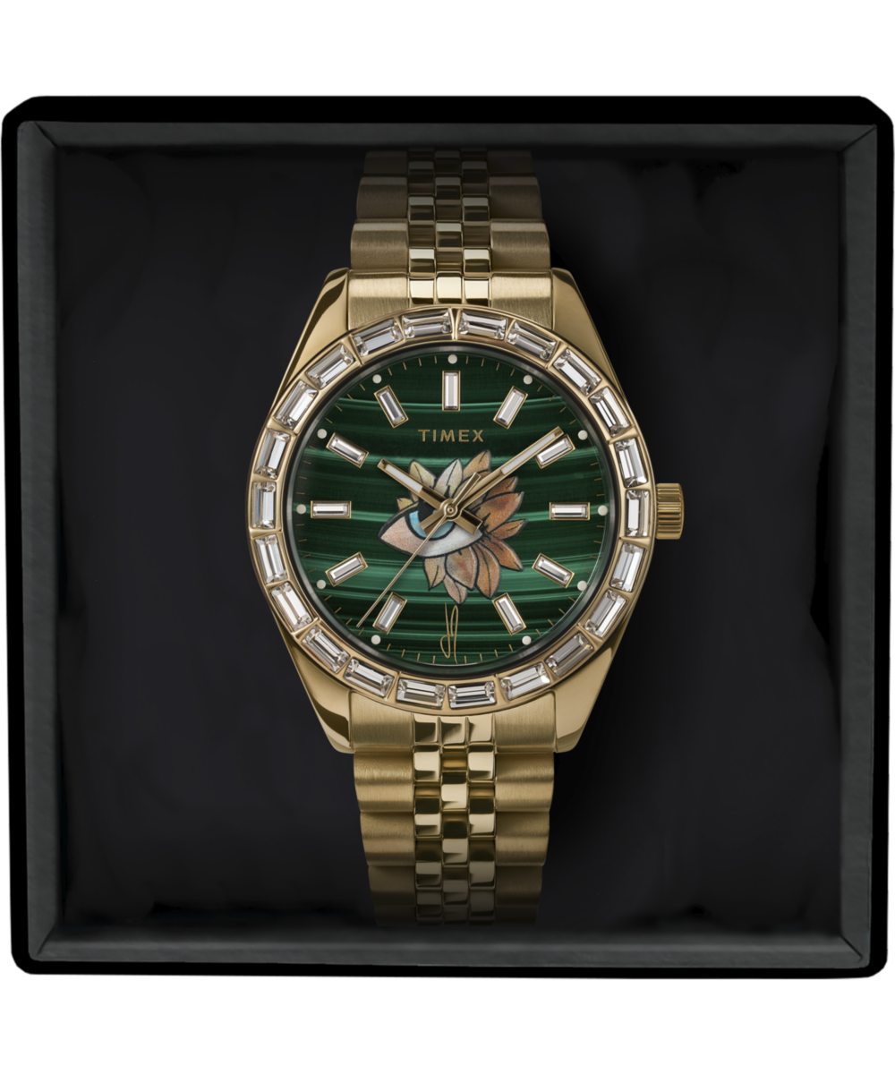 Timex Legacy x Jacquie Aiche Malachite Tribe Eye 36mm Watch, photo 6