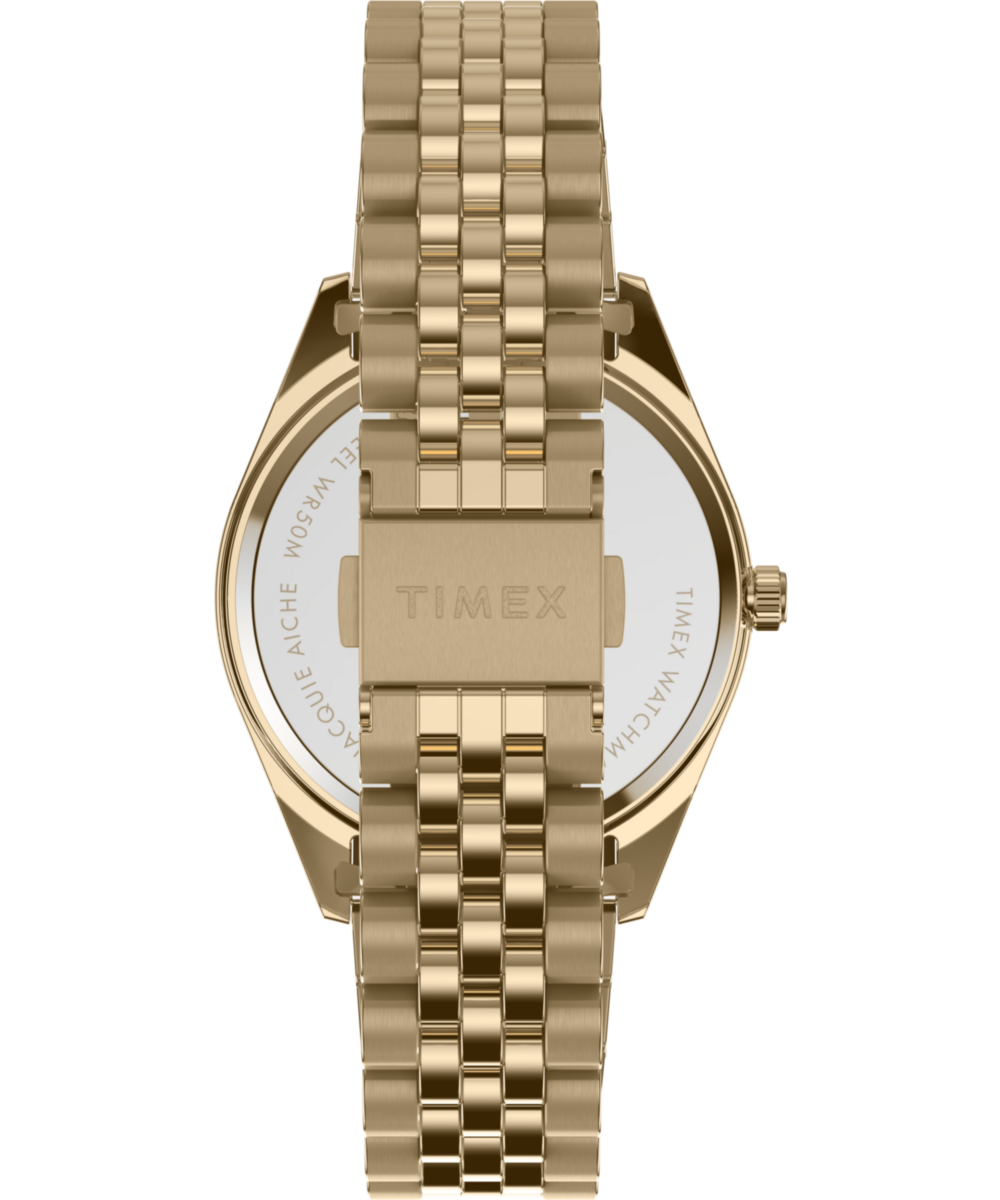 Timex Legacy x Jacquie Aiche Gold Sunray Dial with Tribe Eye 36mm Watch, photo 3