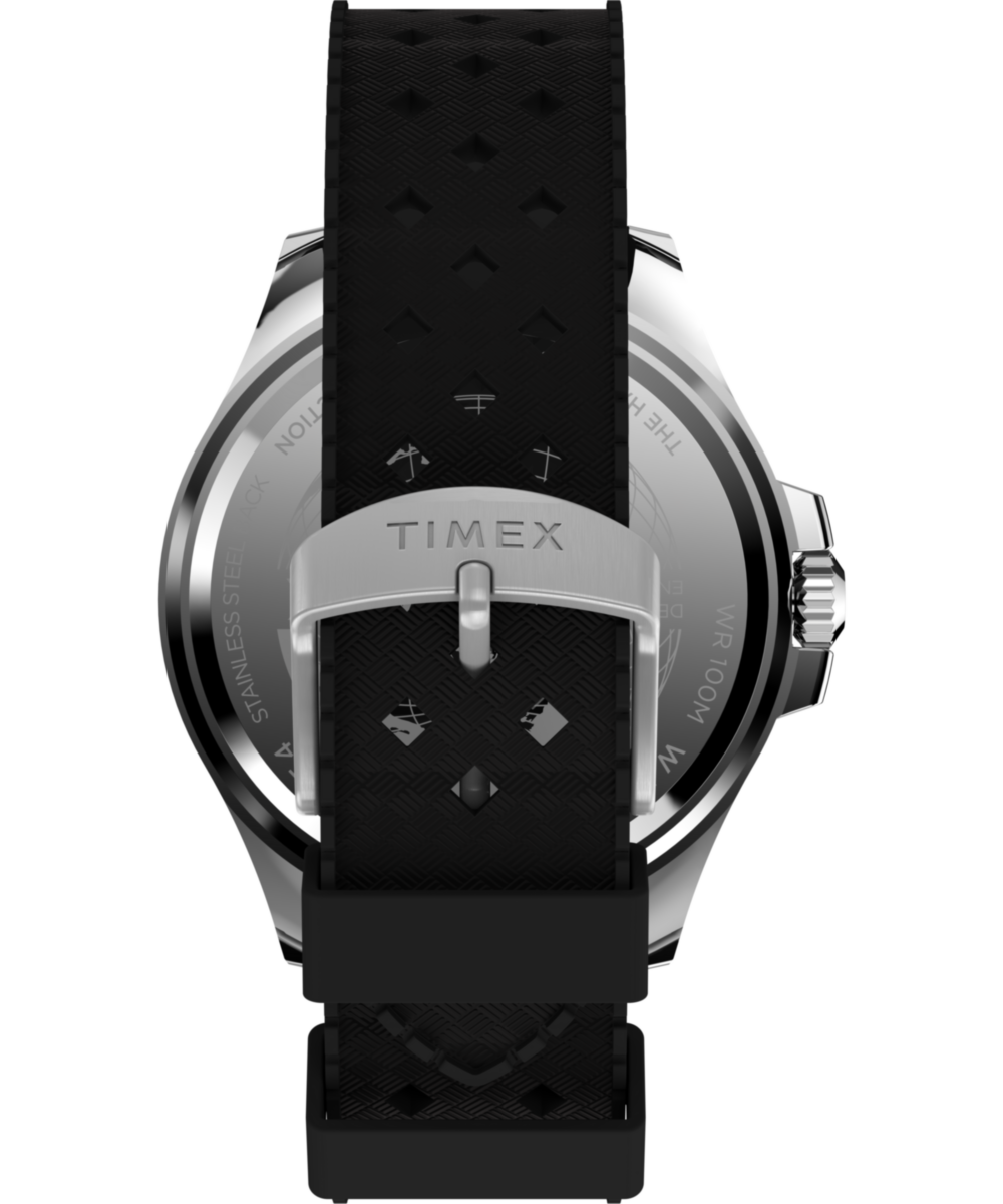 Harborside Coast 44mm Synthetic Rubber Strap Watch, photo 3