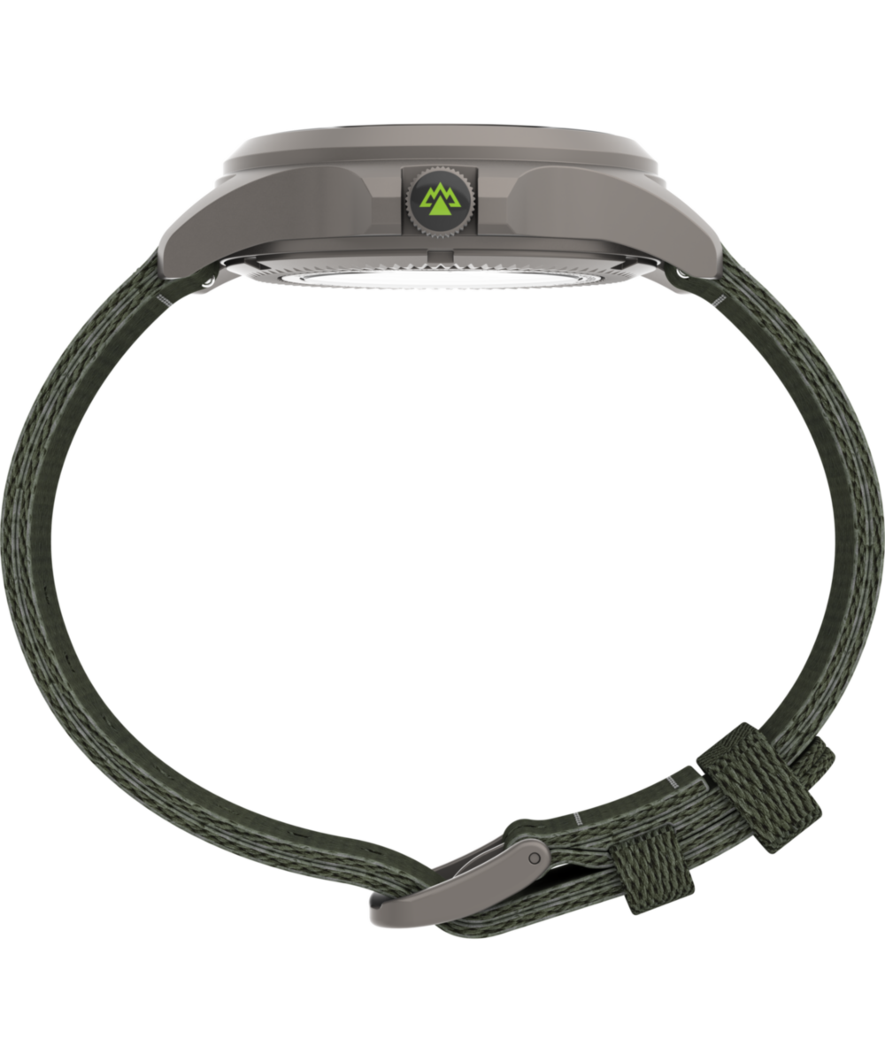 Expedition® Field Post Titanium Automatic 41mm Recycled Fabric Strap Watch, photo 2