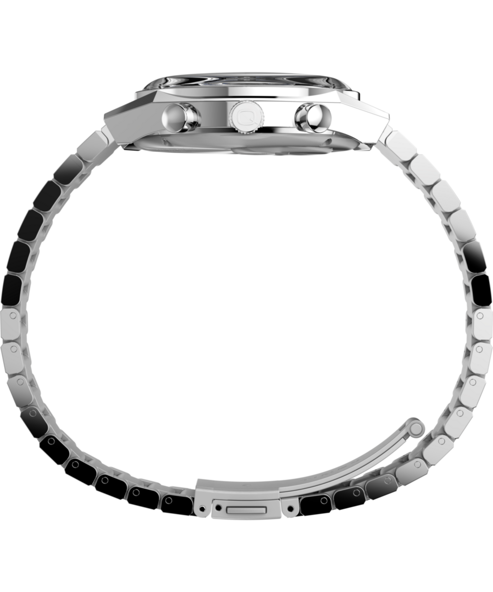 Q Timex Falcon Eye Chronograph 40mm Stainless Steel Bracelet Watch, photo 2