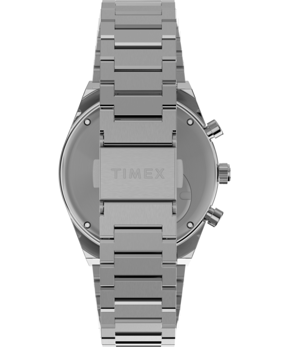 Q Timex Falcon Eye Chronograph 40mm Stainless Steel Bracelet Watch, photo 3
